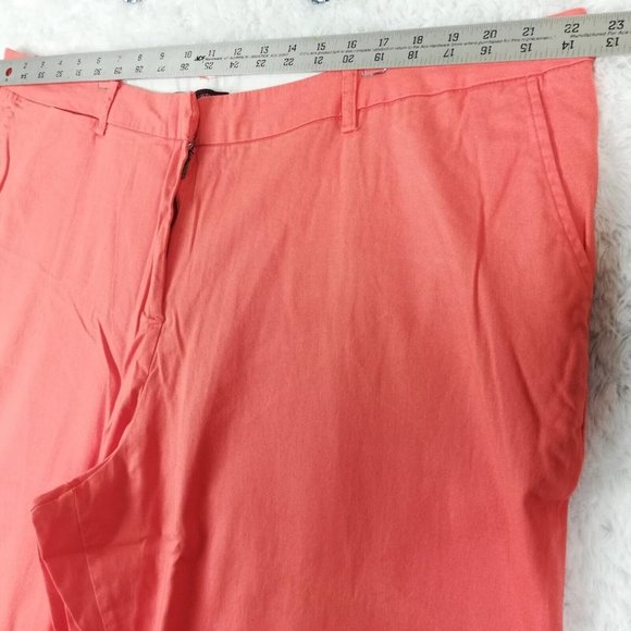 Jessica London Womens Pants Tapered Stretch Orange Pockets Plus 24 New - Picture 7 of 13